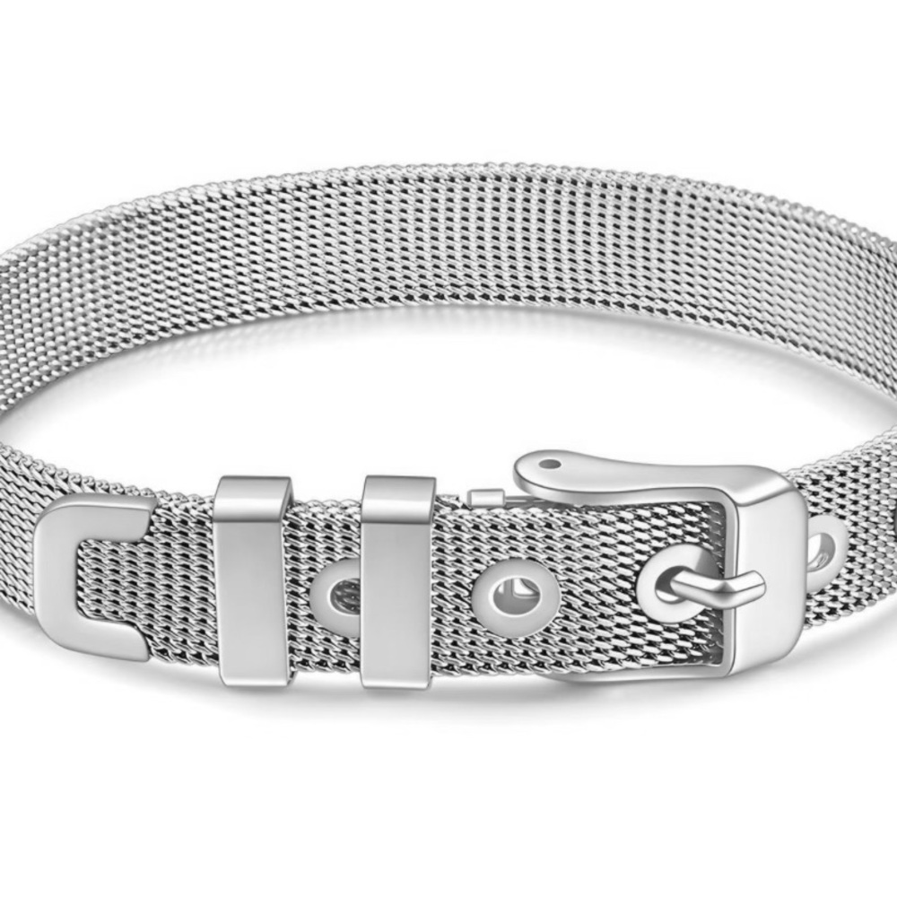 Stainless steel belt bracelet